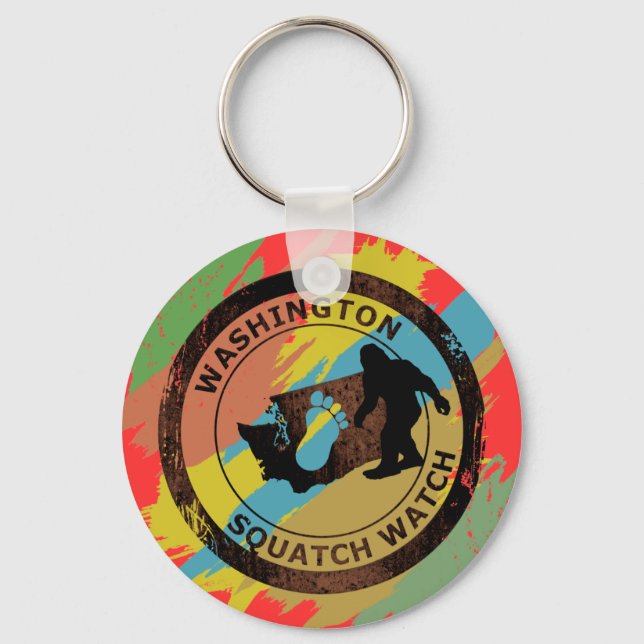 Washington Squatch Watch Schlüsselanhänger (Vorderseite)