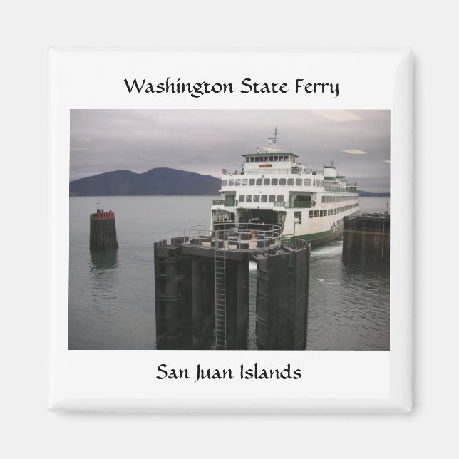 Washington Staat Ferry Magnet (Vorne)