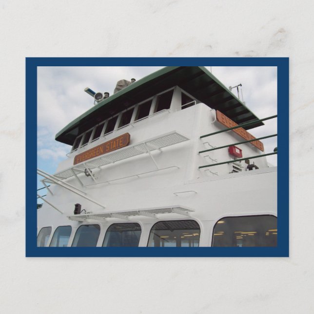 Washington Staat Ferry Postkarte (Vorderseite)