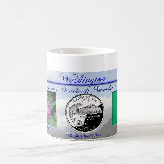 Washington-Staat Gedenk Kaffeetasse (Mittel)