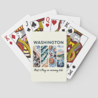 Washington Staat - Misty & Tasse am Morgen