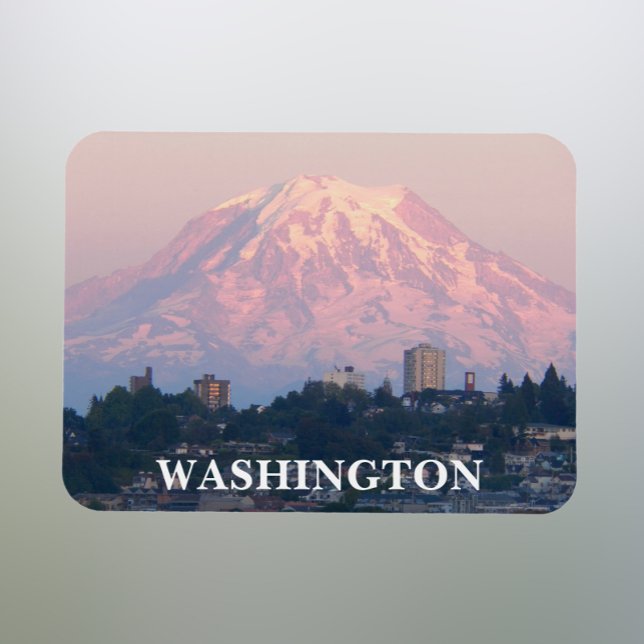 Washington Staat Mount Rainier Landscape Magnet (In Situ Fridge)