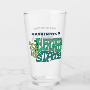 Washington Staat Nickname Word Art Glas