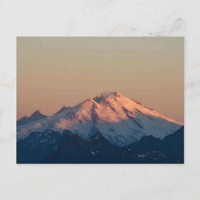 Washington Staat, North Cascades. Mount Baker Postkarte (Vorderseite)