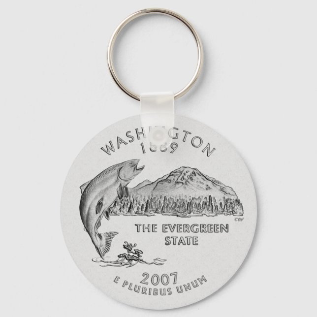 Washington Staat Quarter Schlüsselanhänger (Vorderseite)