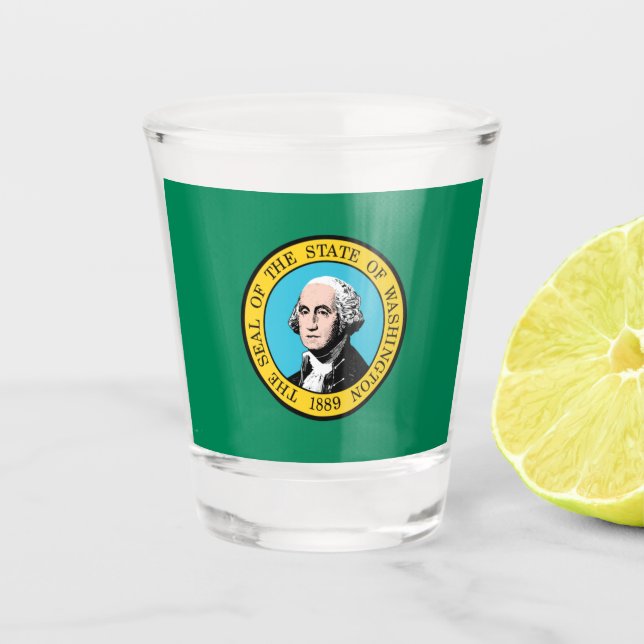 WASHINGTON STAAT SCHNAPSGLAS (Vorderseite)