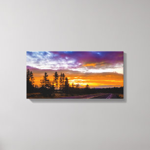 Washington Staat Sunset Leinwanddruck
