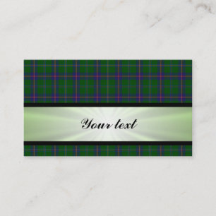 Washington Staat Tartan mit Ribbon Visitenkarte