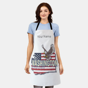 Washington Staat United Staaten Map USA Souvenir Schürze