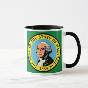 Washington-Staats-Flaggen-Tasse Tasse
