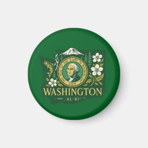 Washington Staatsstolz Magnet