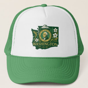 Washington Staatsstolz Truckerkappe