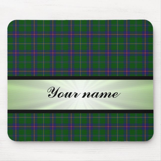 Washington-StaatTartan mit Band Mousepad (Vorne)