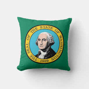 Washington State Flag American MoJo Pillow Kissen