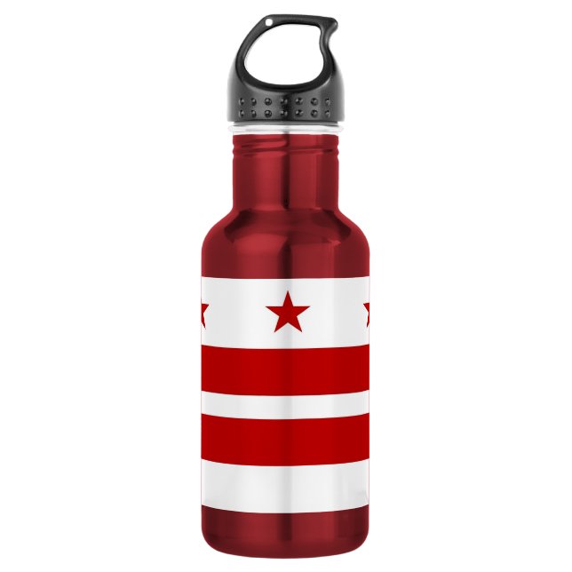 Washington State Flag Liberty Flasche Trinkflasche (Vorderseite)