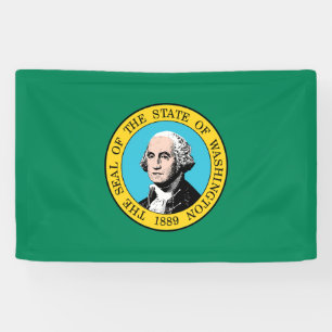 Washington State Flagge Banner