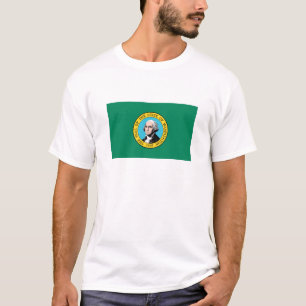 Washington State Flagge T-Shirt