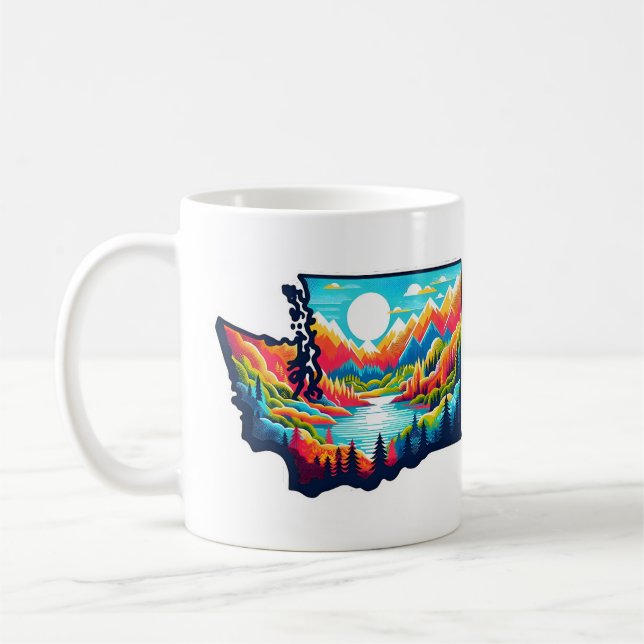 Washington State Kaffeetasse (Links)