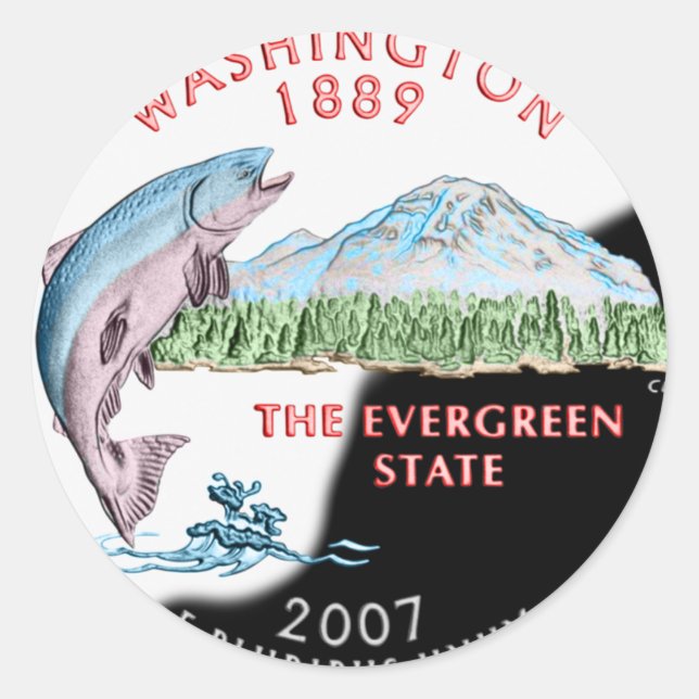 Washington Sticker (Vorderseite)