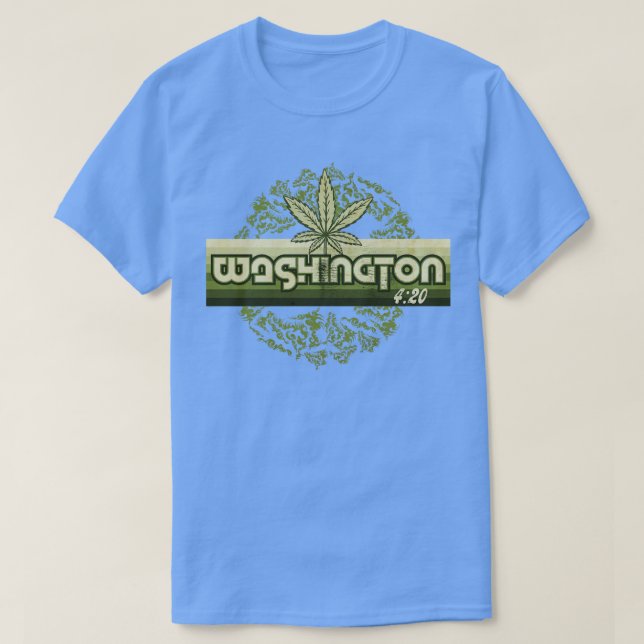 Washington THC Green T-Shirt (Design vorne)
