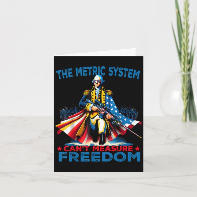 Washington The Metric System Can't Measure Dom  Karte (Vorderseite)