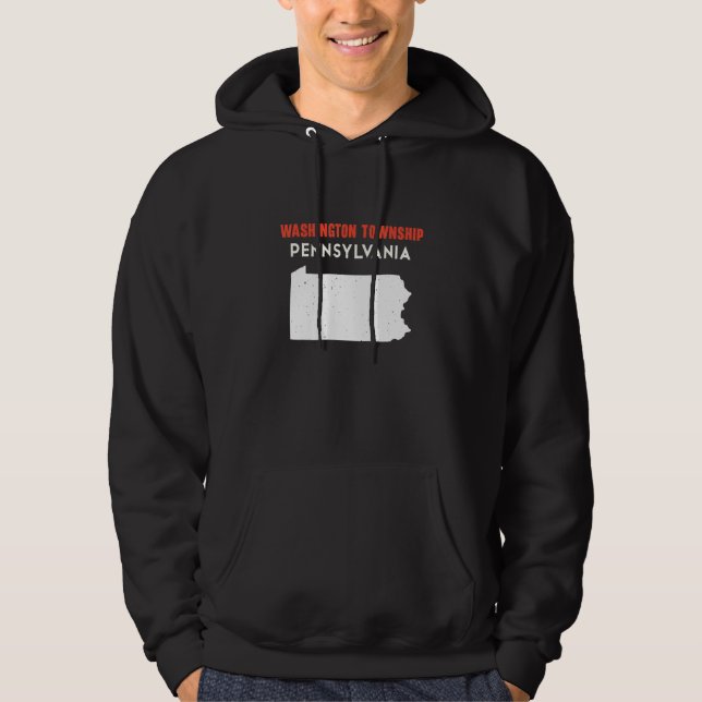 Washington township Pennsylvania USA State America Hoodie (Vorderseite)