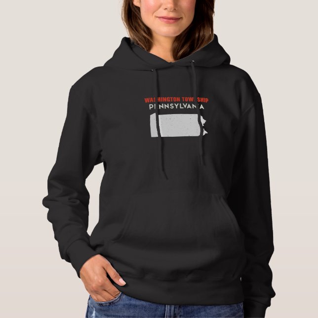 Washington township Pennsylvania USA State America Hoodie (Vorderseite)