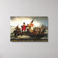 Washington über das Delaware hinweg