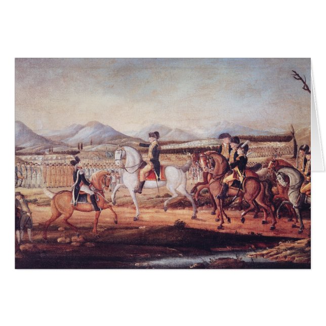 Washington - Überprüfung der Western-Armee (Vorderseite (Horizontal))