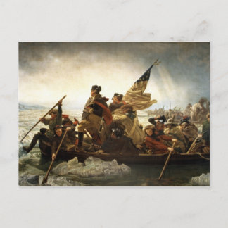 Washington überquert das Delaware - 1851 Postkarte