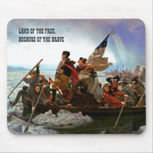 Washington überquert das Delaware Fine Art Mousepad