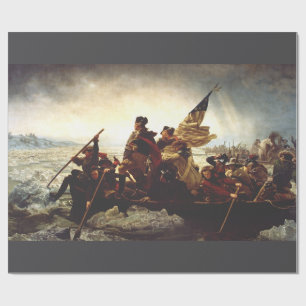 Washington überquert den Delaware von Emanuel Leut Geschenkpapier