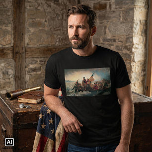 Washington überquert den Delaware von Emanuel Leut T-Shirt