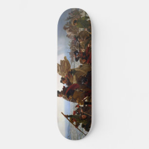 Washington überquert die Deleware Skateboard