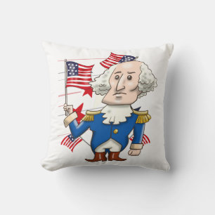 Washington und Lincoln Throw Pillow Kissen