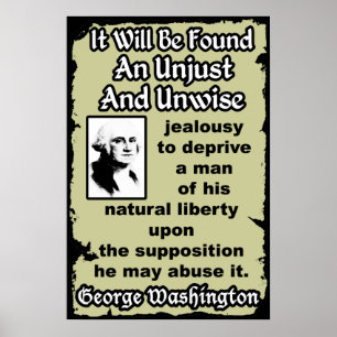 Washington: Ungerecht und unklug Poster