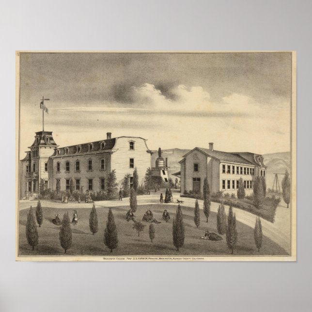 Washington Uni, Kalif Poster (Vorne)