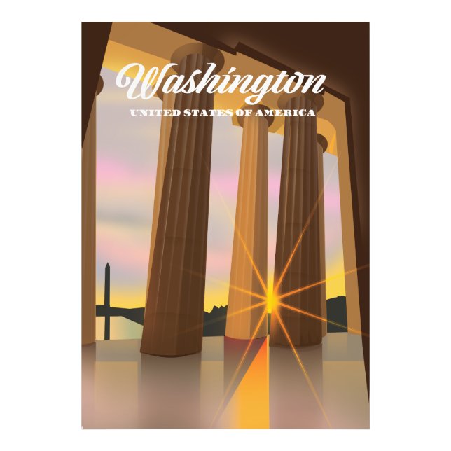 Washington USA Fotodruck (Vorne)