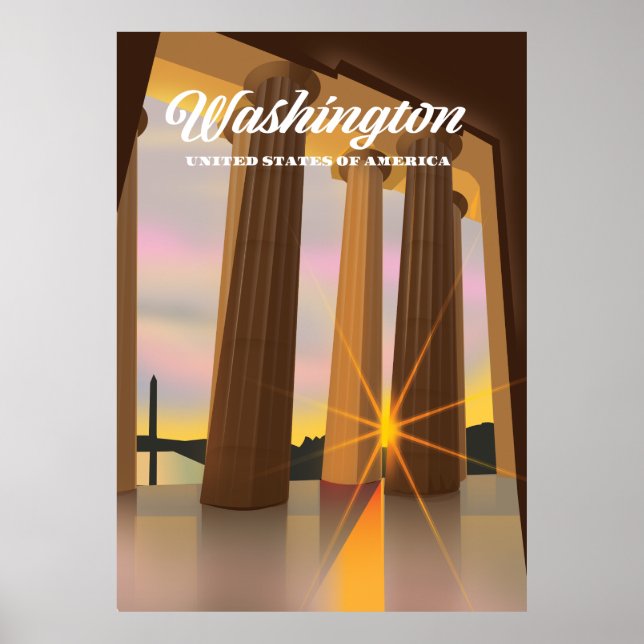 Washington USA Poster (Vorne)