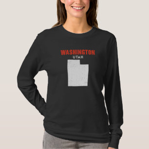 Washington Utah USA Bundesstaat Amerika Reisen Uta T-Shirt