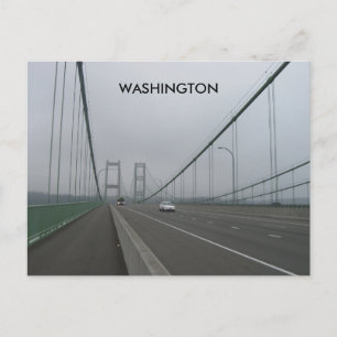Washington Vintage Travel Tourism AdR Postkarte