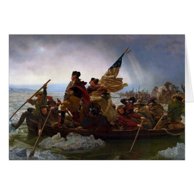 Washington, welches das Delaware durch Emanuel (Vorderseite (Horizontal))