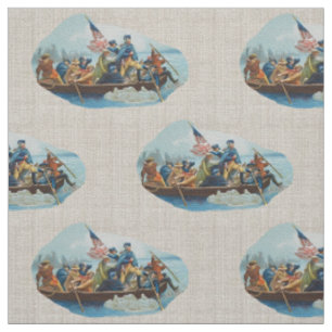Washington, welches das Delaware kreuzt Stoff