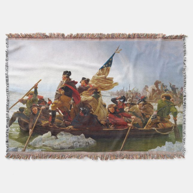 Washington, welches die Delaware-Wurfs-Decke Decke (Vorderseite)
