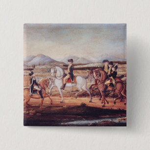 Washington, welches die Western-Armee wiederholt Button