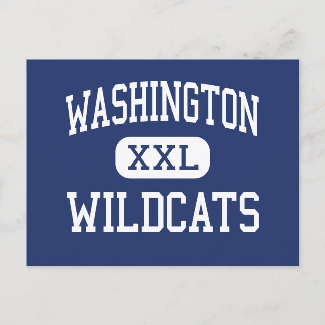 Washington - Wildcats - Hoch - Pensacola Florida Postkarte (Vorderseite)