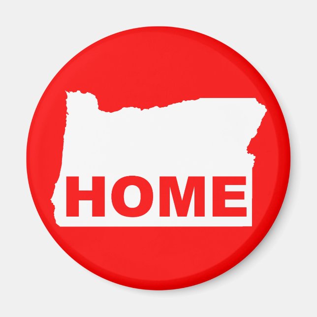 Washington Zuhause weg vom Staat Kühlschrankmagnet (Vorne)