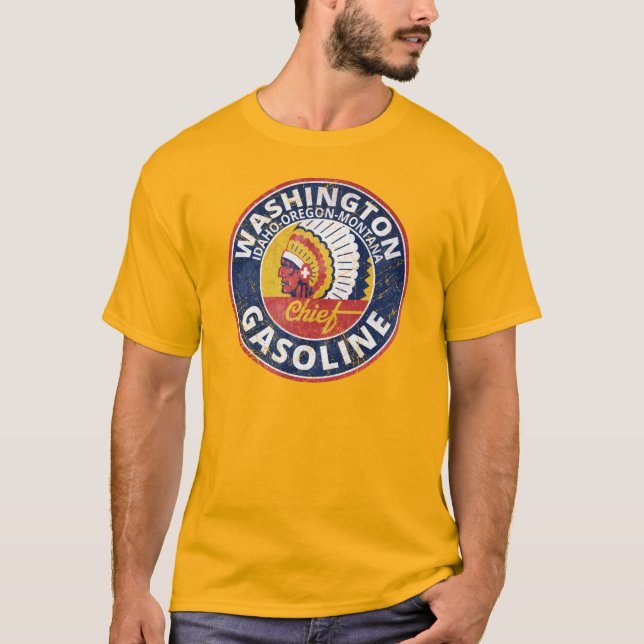 Washingtoner Benzin T-Shirt (Vorderseite)