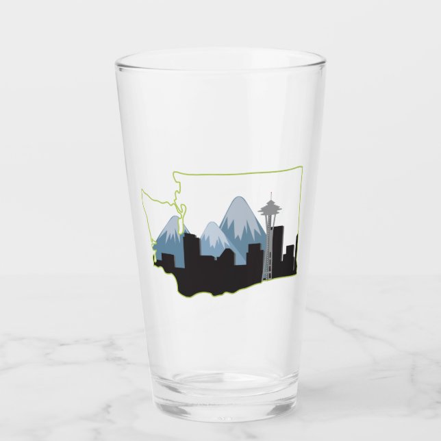  Washingtoner Staat Glas (Vorderseite)