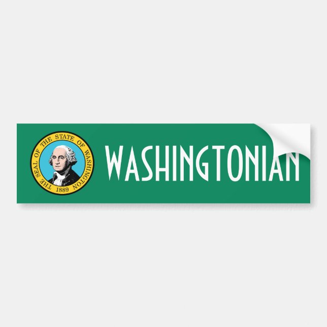 Washingtonisch - USA Autoaufkleber (Vorne)